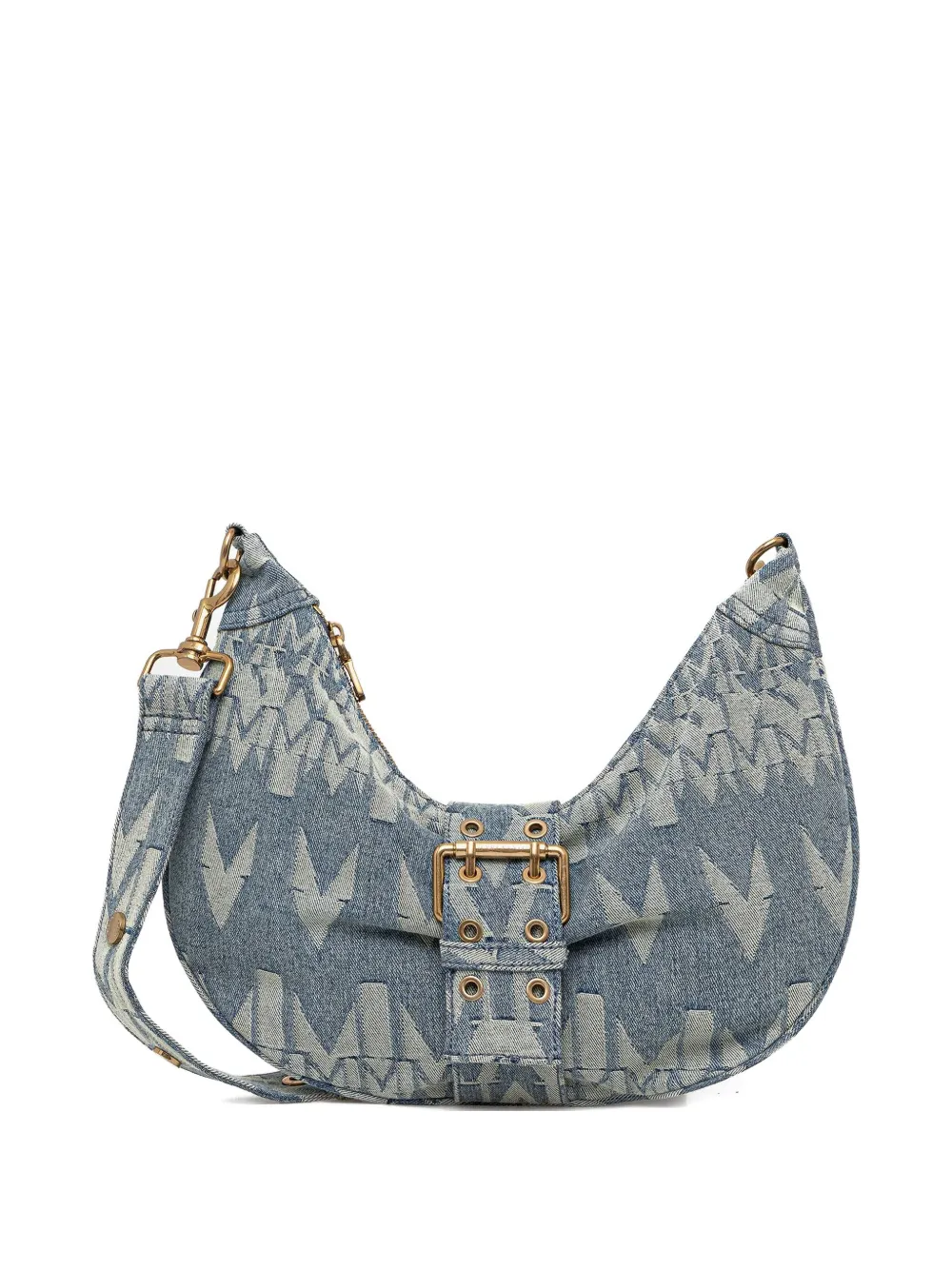 Marciano monogram halfmoon buckle tote bag | Blue | Image 1