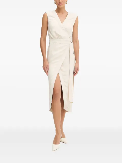 Marciano V-neck midi dress