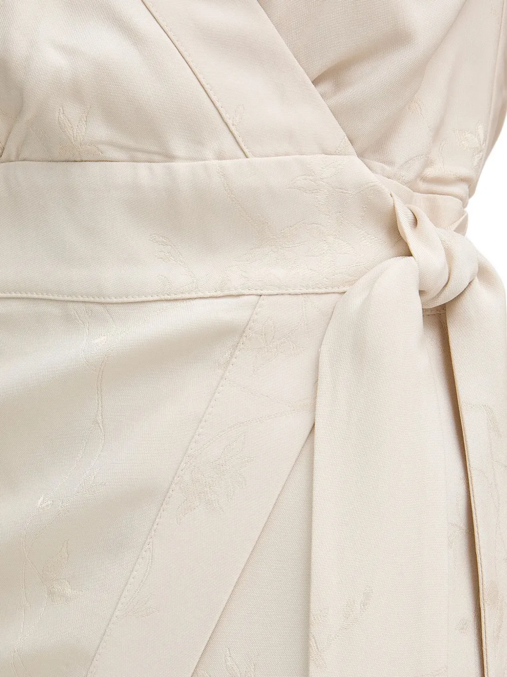 Marciano V-neck Midi Dress In Neutral