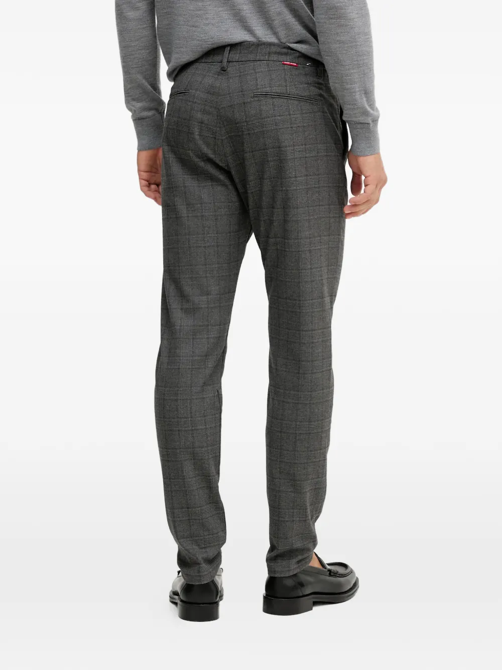  Joop! Check Drawstring Trousers - Grey 
