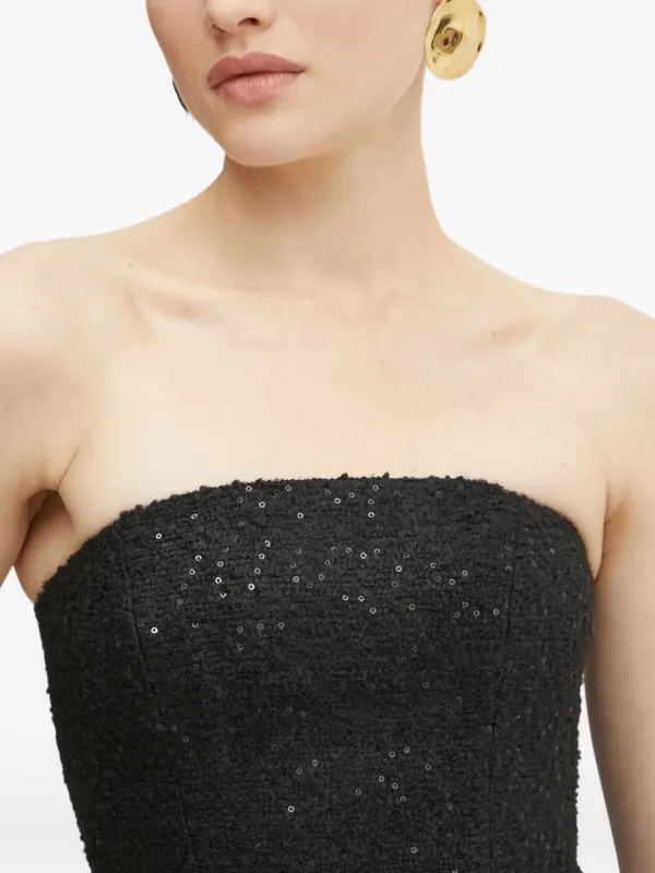 guess strapless sequin dress Zaya Sequin Mini Dress