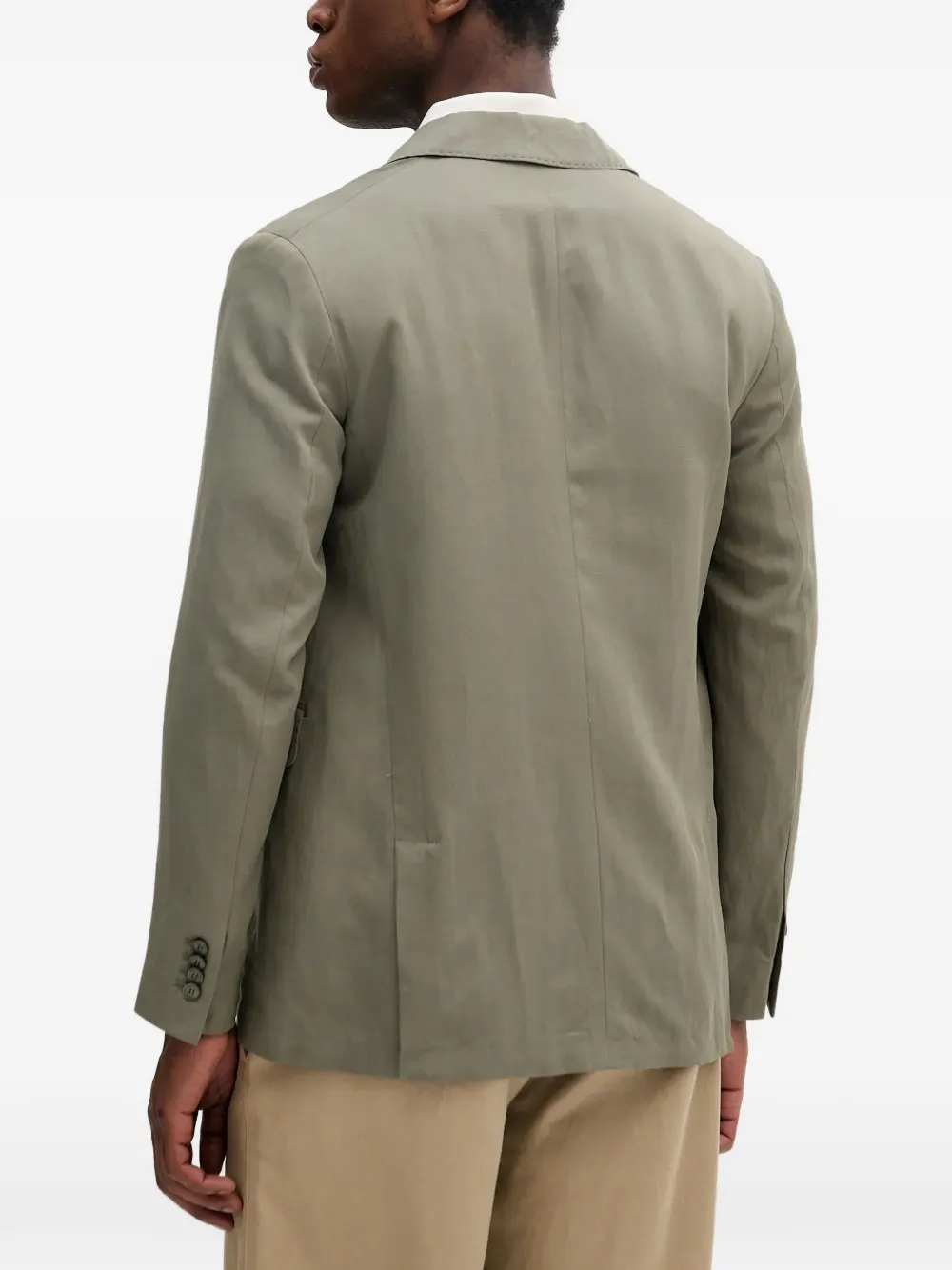 Single-Breasted Pocket Blazer