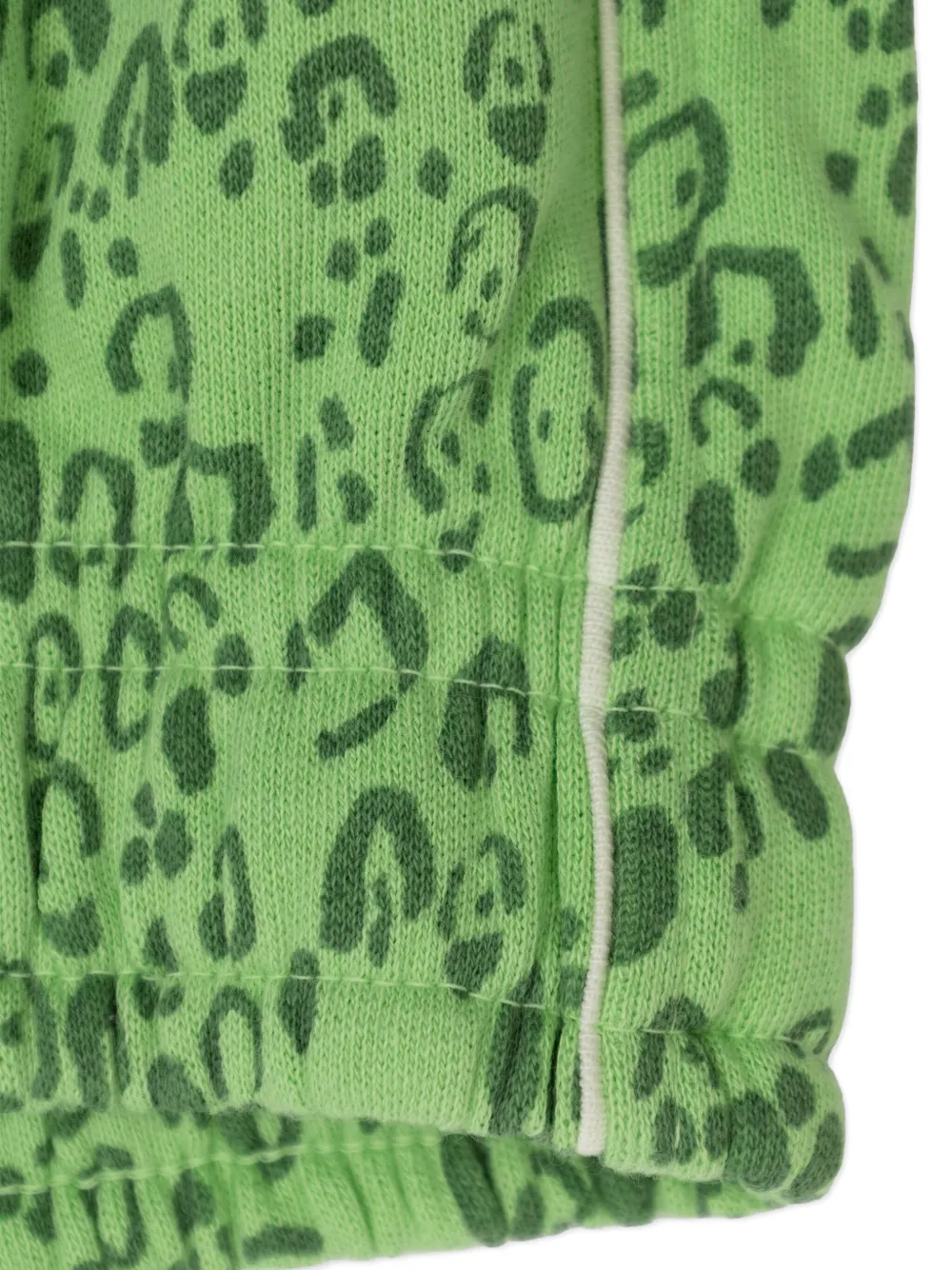 Mini Rodini Trainingsbroek met luipaardprint Groen