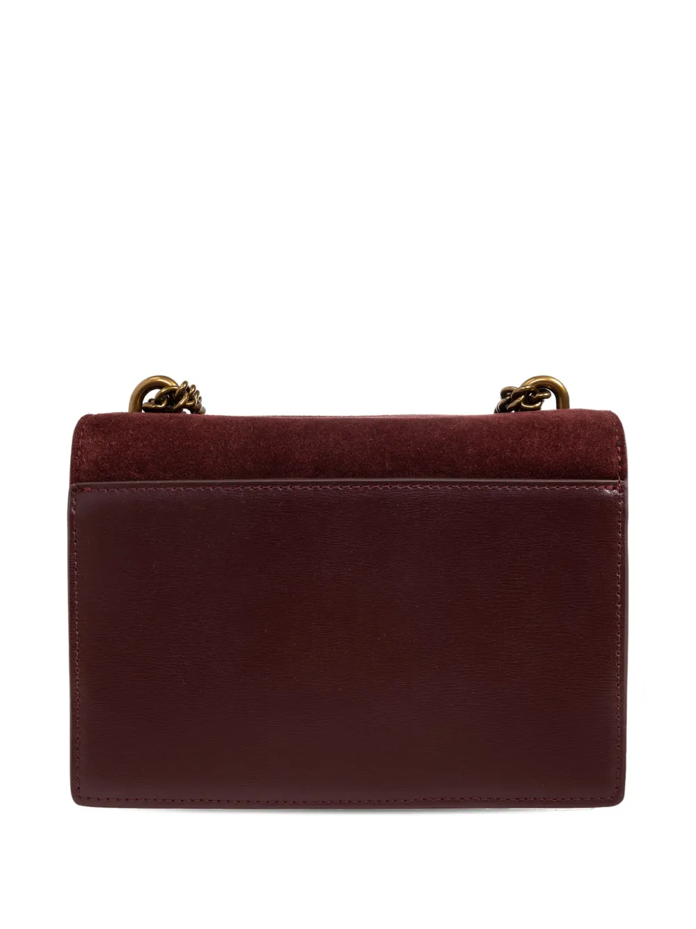 Kurt Geiger Shoreditch Chain-strap Shoulder Bag In Burgundy