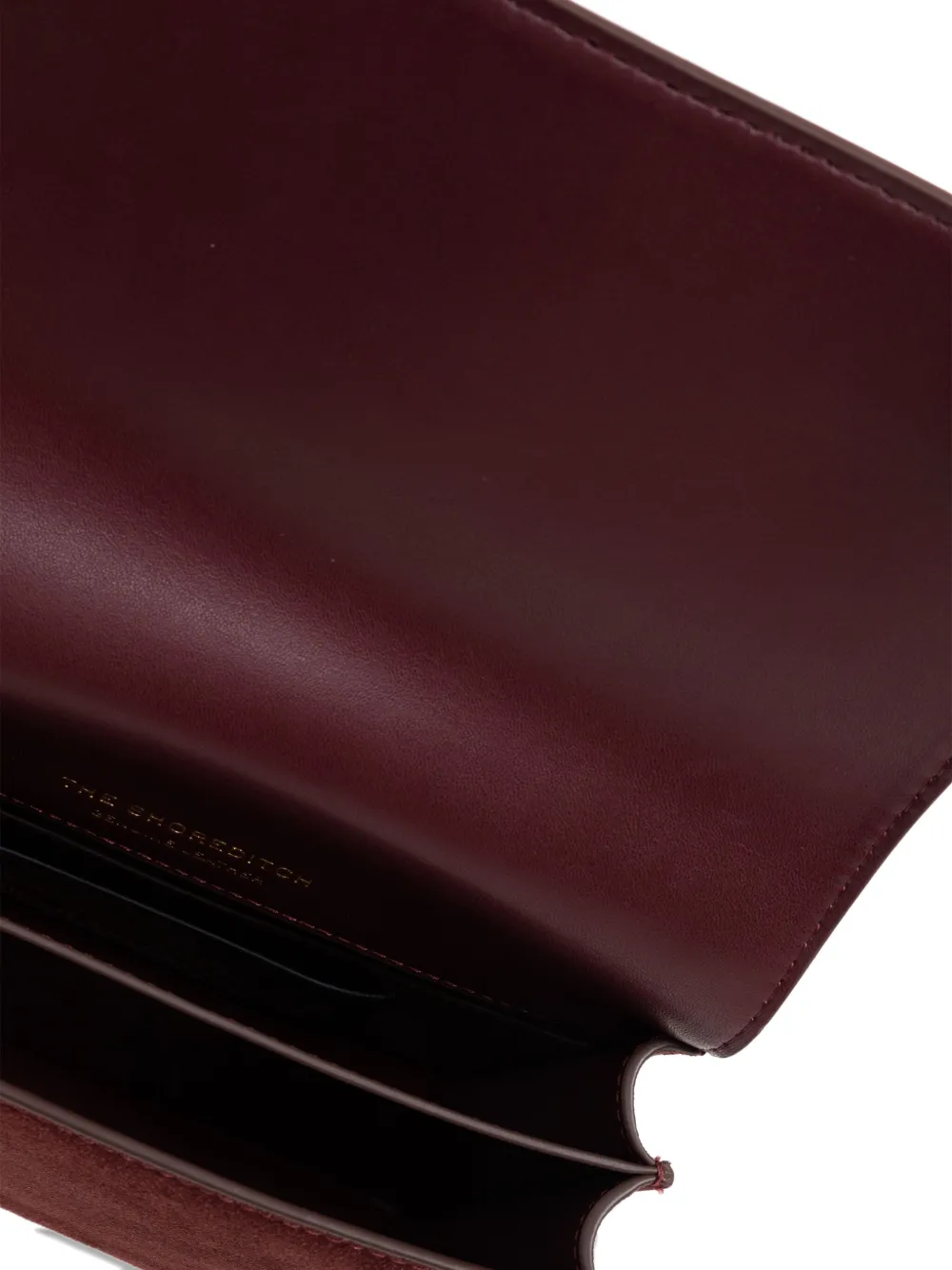 Kurt Geiger Shoreditch Chain-strap Shoulder Bag In Burgundy