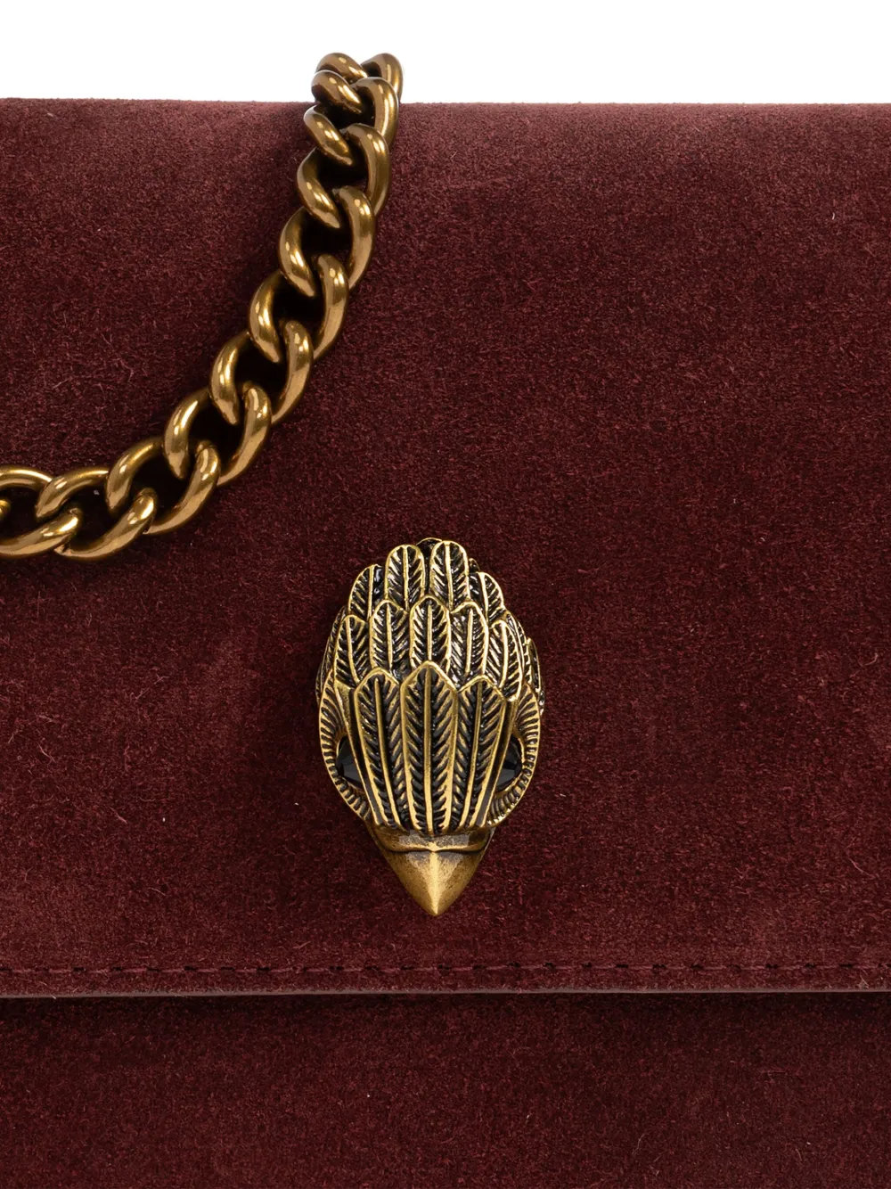 Kurt Geiger London Shoreditch schoudertas met kettinghengsel Rood