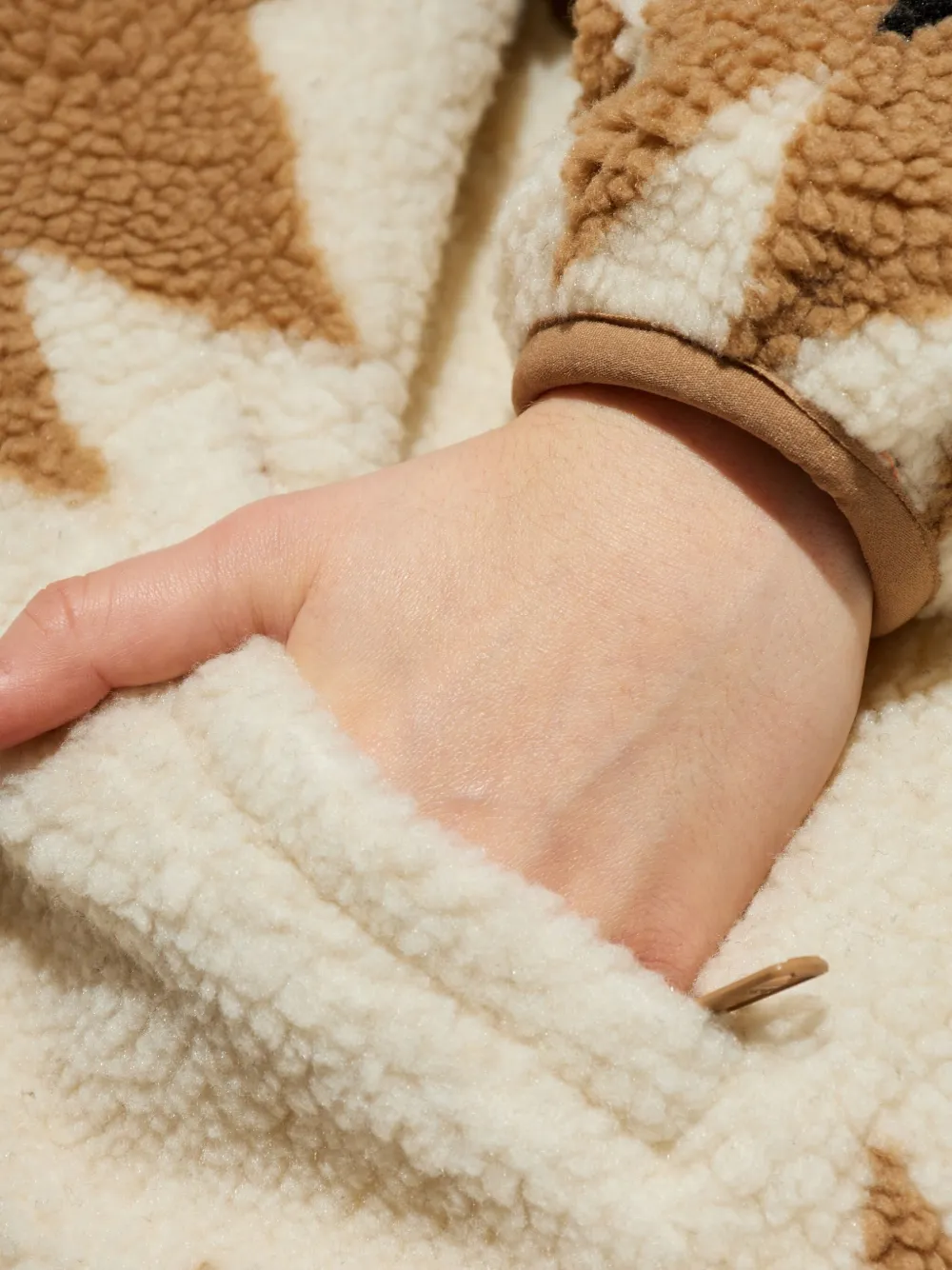 The Upside Harlow Geometric-pattern Half-zip Ski Top In Multi