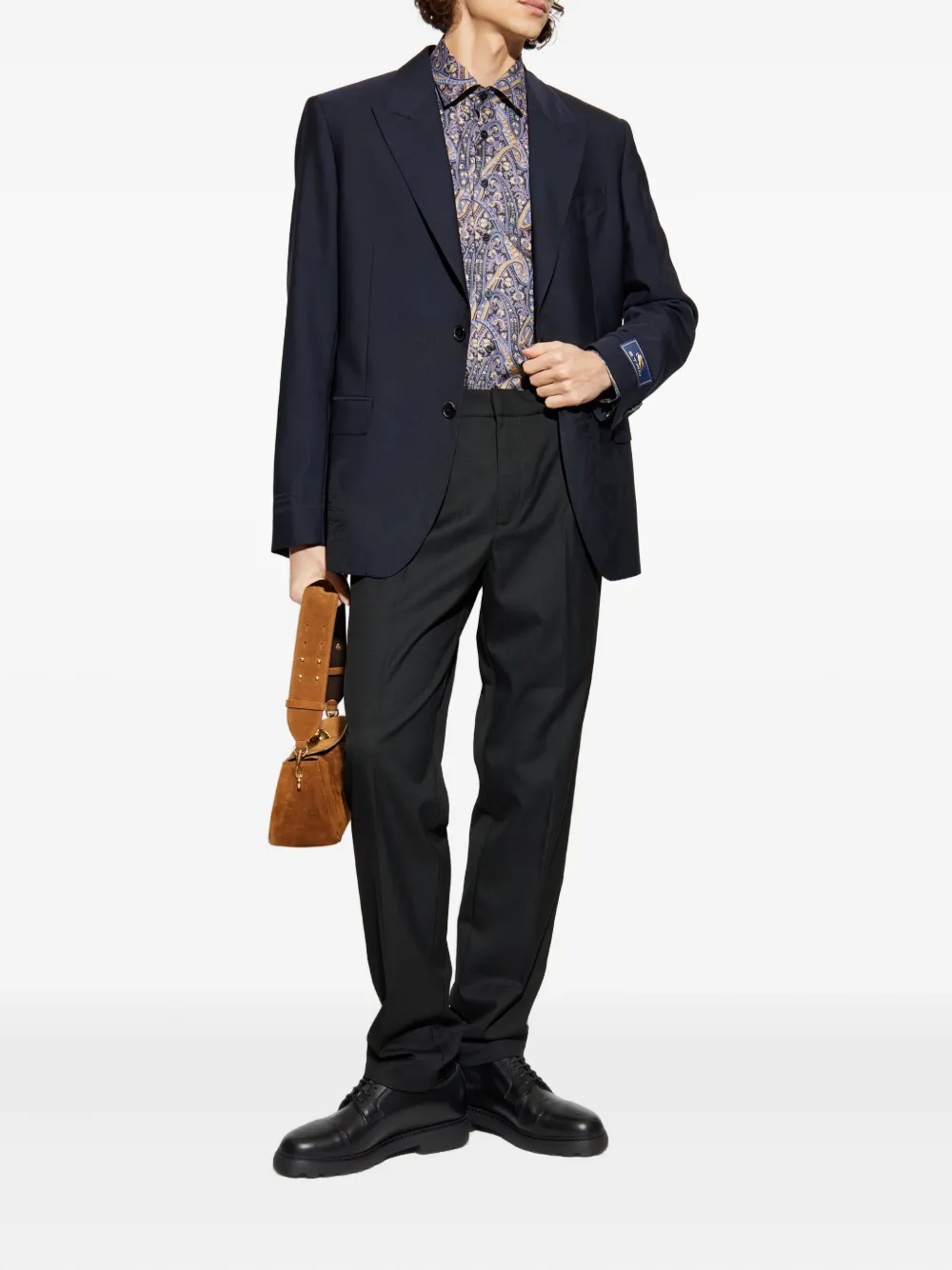 ETRO Overhemd met paisley-print - Paars