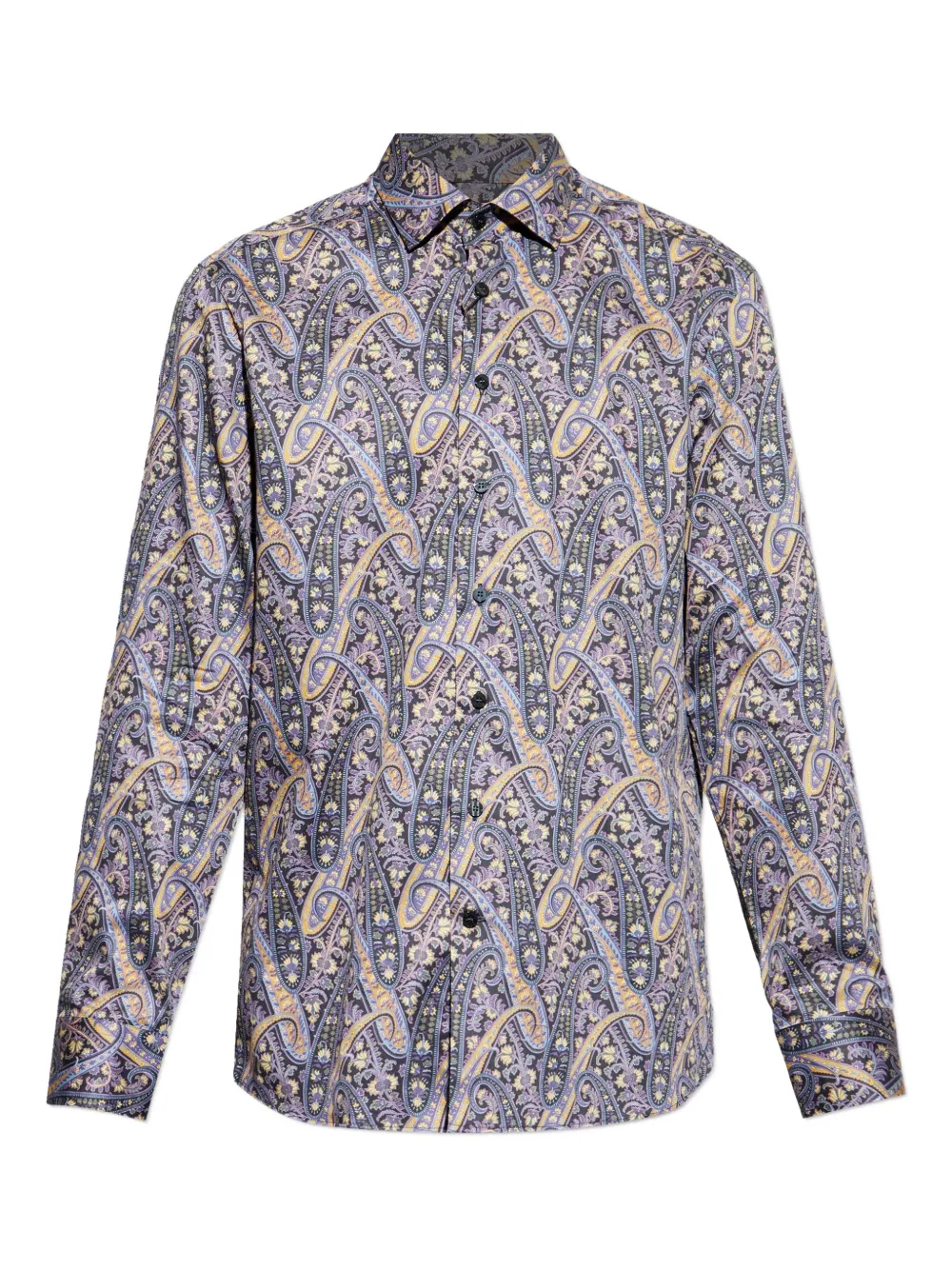 ETRO paisley-print cotton shirt | Purple | Image 1