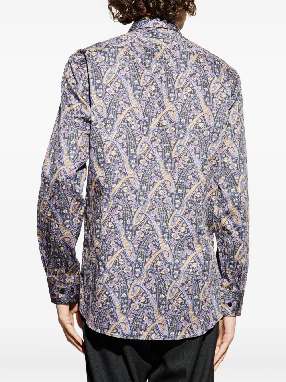 ETRO Overhemd met paisley-print Paars