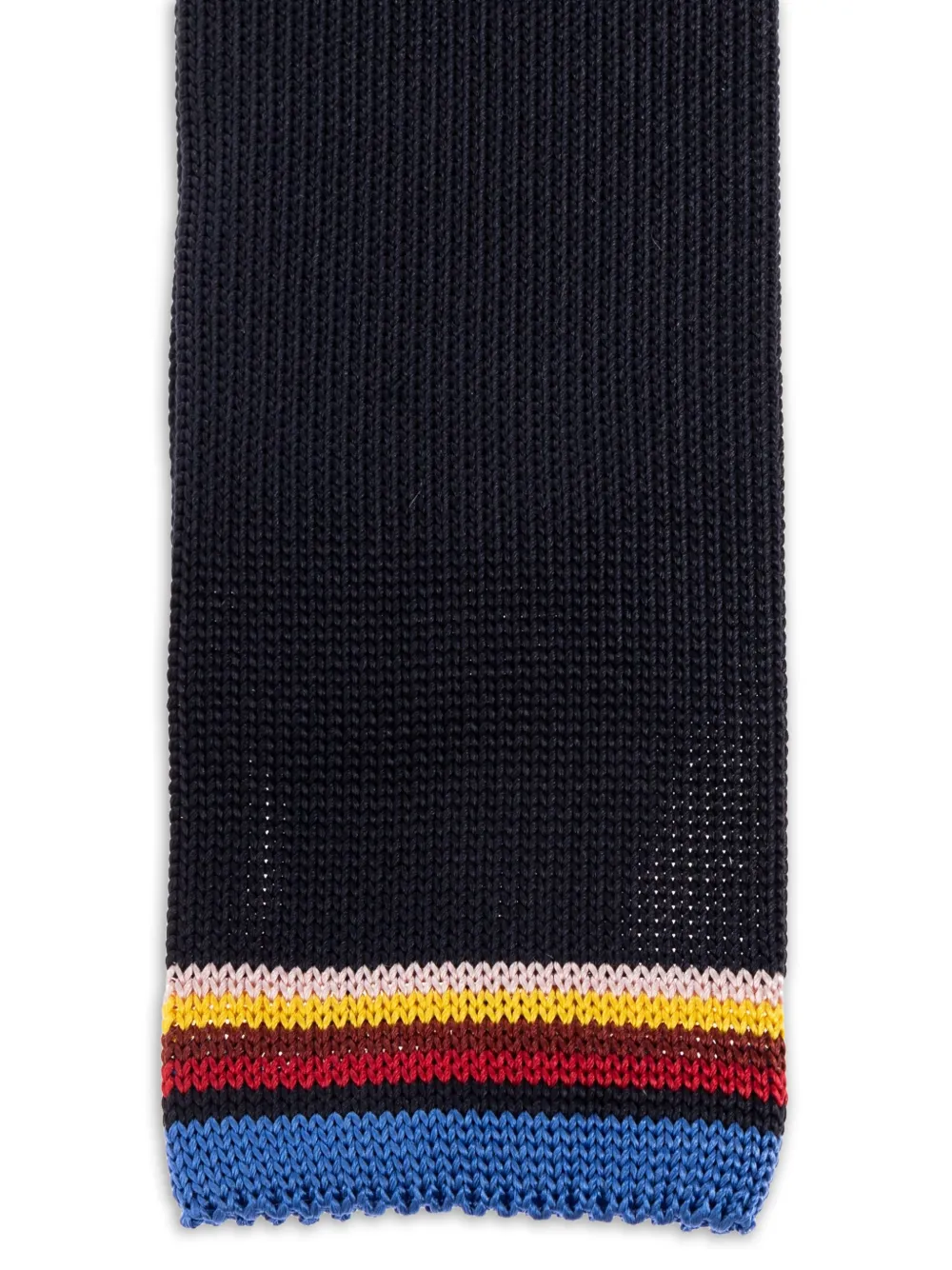 Paul Smith Gestreepte zijden stropdas - Blauw