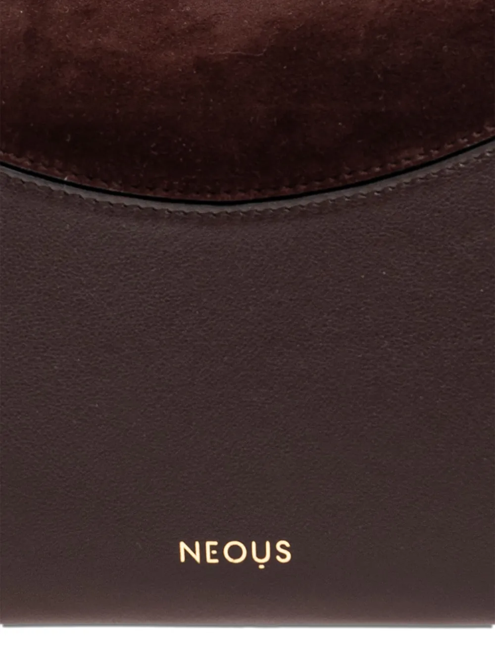 Neous Pavo Suede Chain-strap Tote Bag In Brown