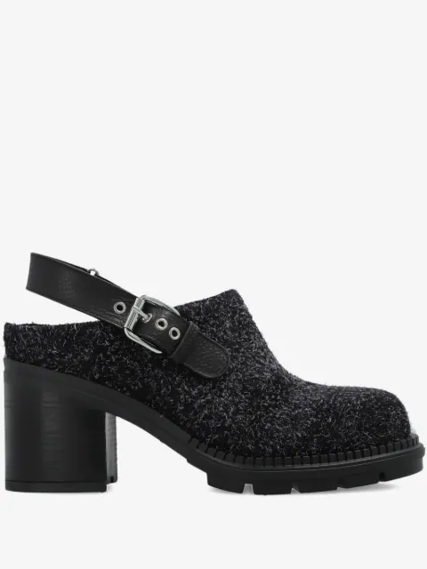 AGL 85mm Franky buckle-strap mules