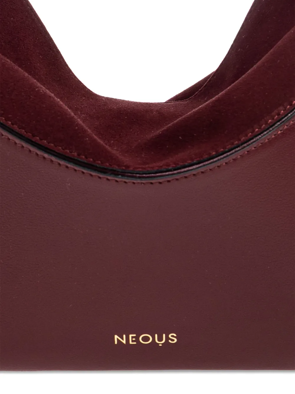 Neous Leather Chain Tote Bag In Red