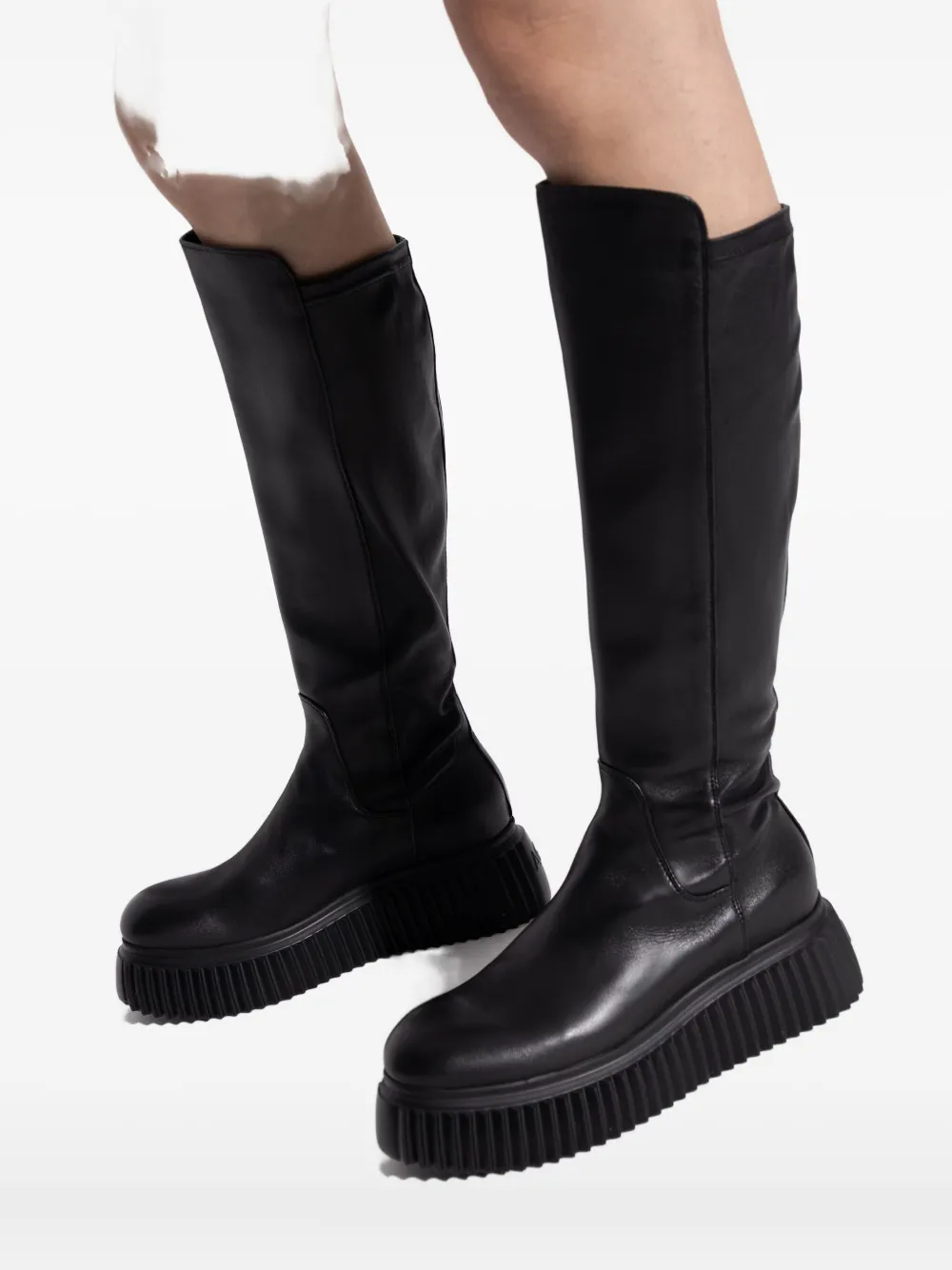 Agl Attilio Giusti Leombruni Gloria Platform Boots In Black