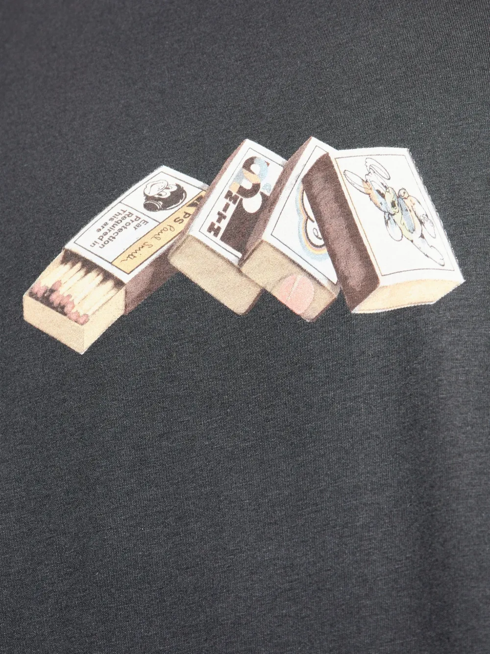 PS Paul Smith T-shirt met luciferdoosjes-print Zwart