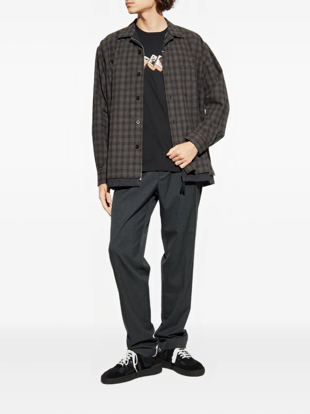 PS Paul Smith matchboxes-print T-shirt - Zwart