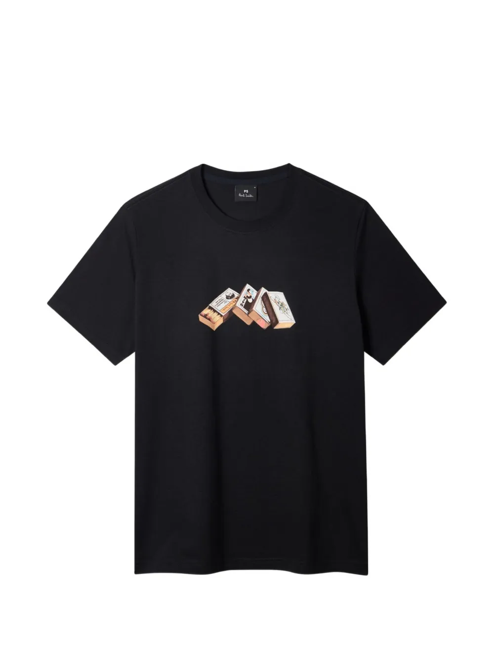 PS Paul Smith T-shirt met luciferdoosjes-print Zwart
