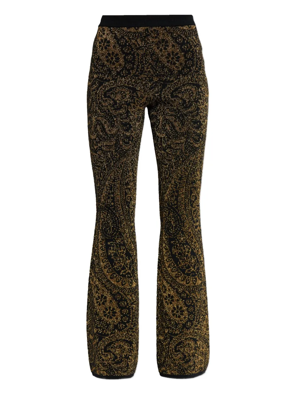 Etro Paisley-pattern Trousers In Black