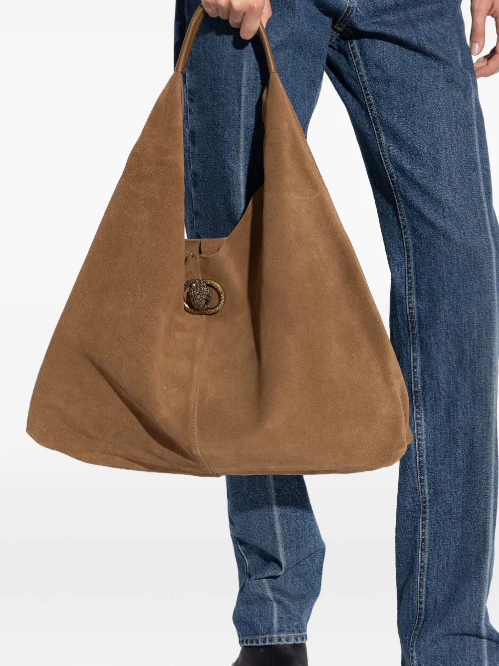 Kurt Geiger London large Chelsea Slouch Hobo embellished tote bag - Bruin