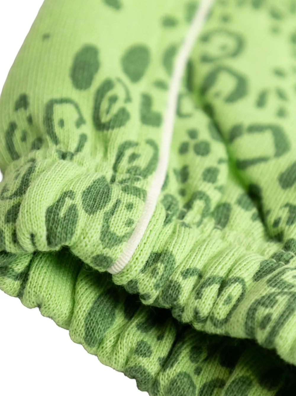 Mini Rodini Sweater met luipaardprint Groen