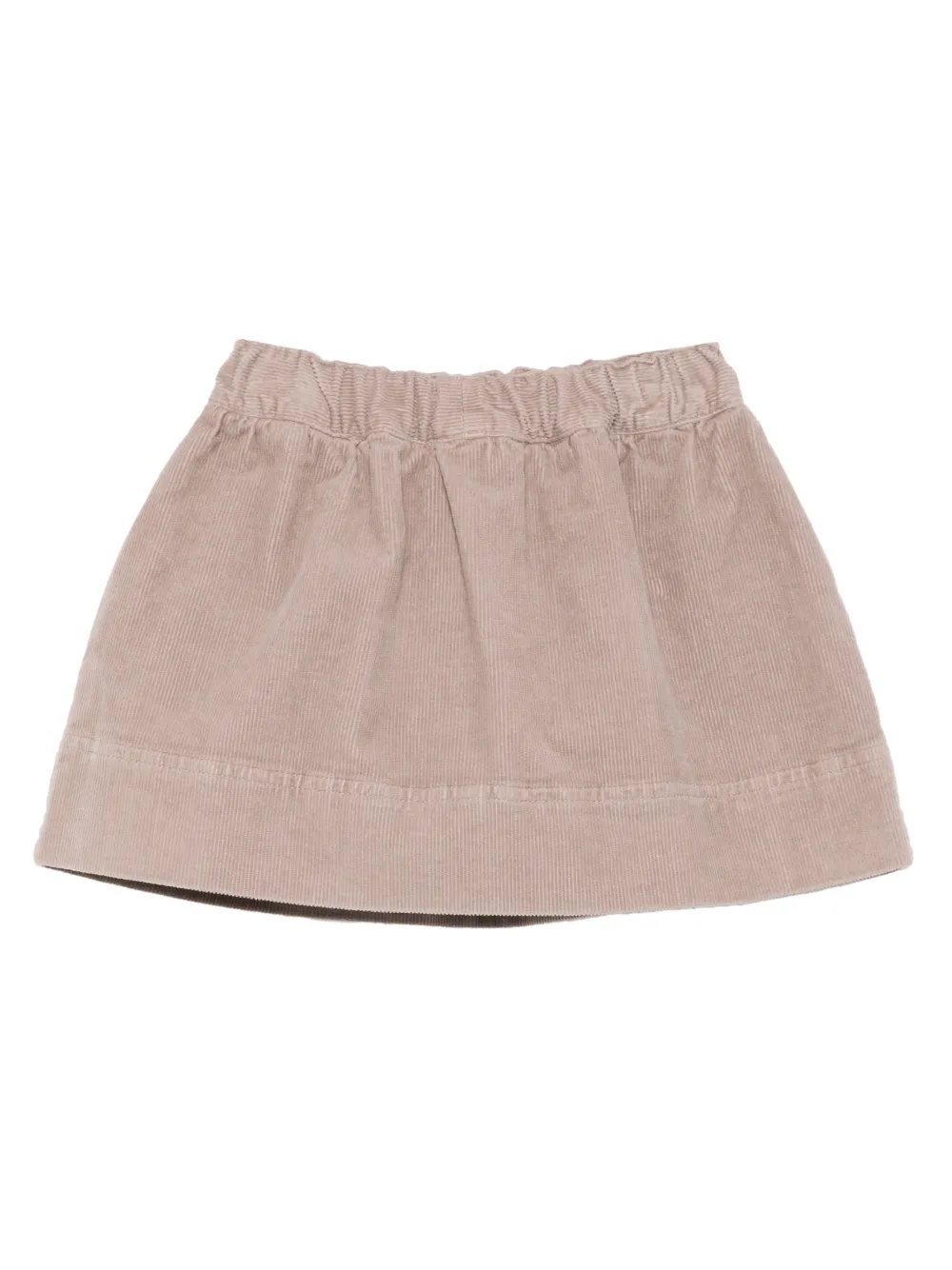 Il Gufo Rok met ribfluwelen textuur - Beige