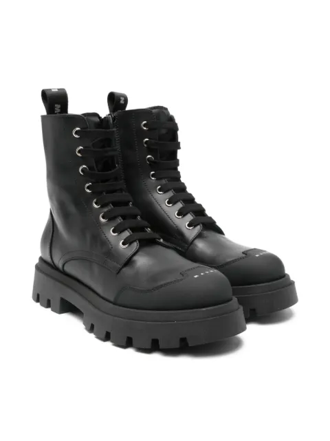 Marni Kids lace-up combat boots