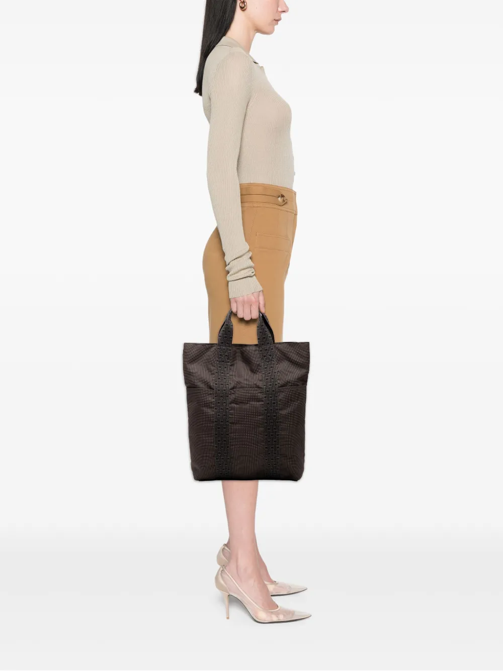 Hermès Pre-Owned 1990-2010 Canvas Herline Cabas tote bag | Pre-Owned | Image 2