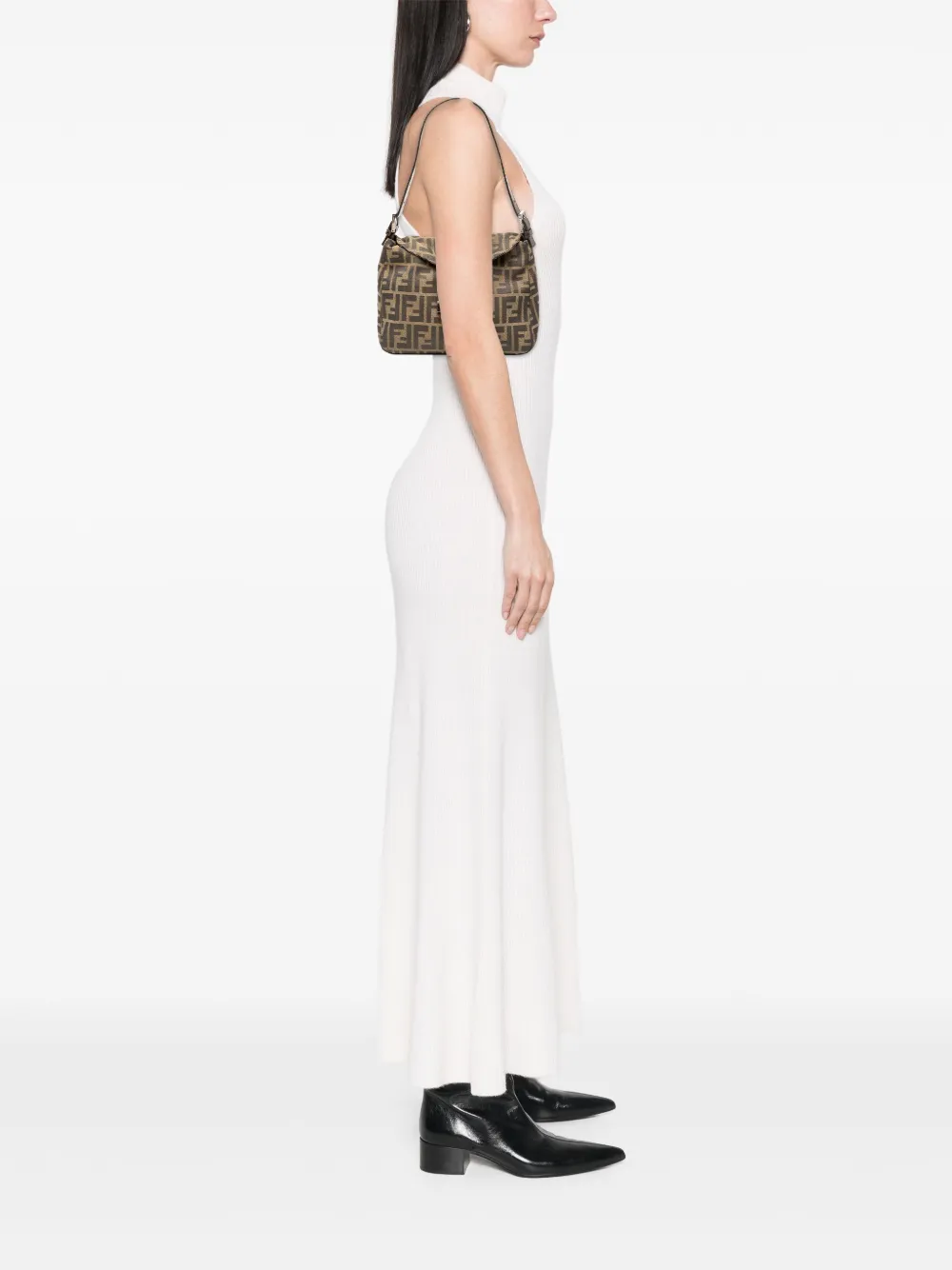 Fendi Pre-Owned 20th Century Zucca Canvas Double Flap shoulder bag | Pre-Owned | Image 2