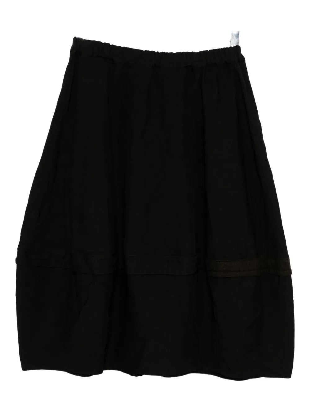 Black Comme Des Garçons Panelled Skirt In Black
