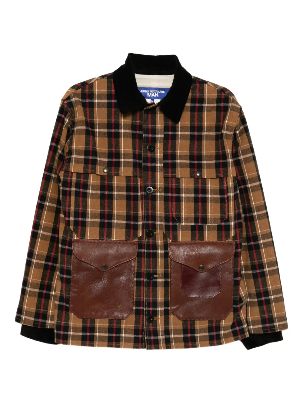 Junya Watanabe MAN chamarra de franela en colaboración con Filson | neutro | Image 1