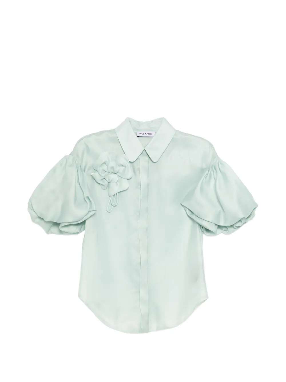 Dice Kayek floral embroidered shirt - Green