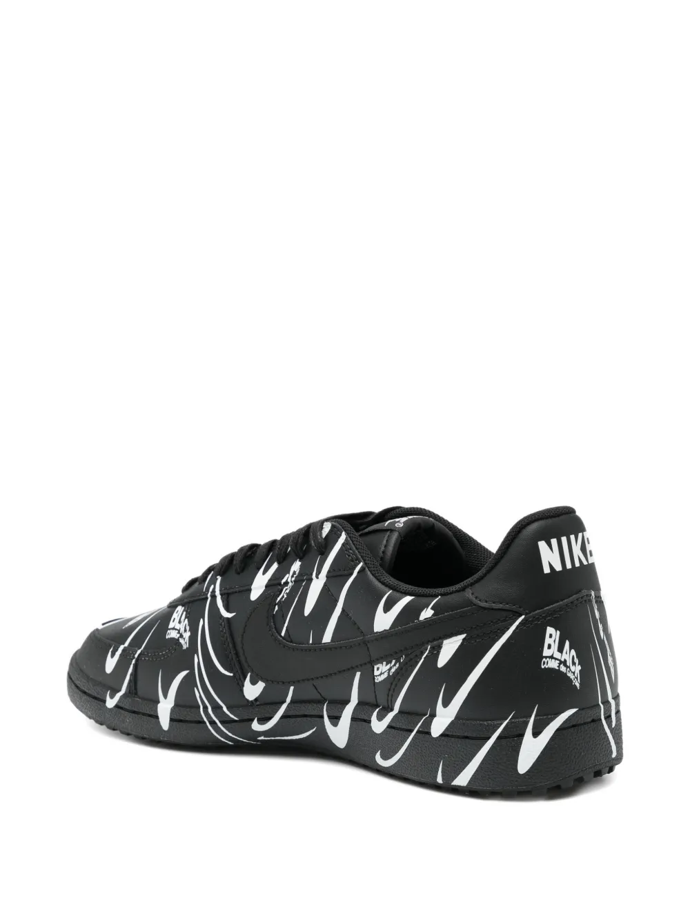 Black Comme Des Garçons x Nike Field General '82 low-top sneakers Zwart