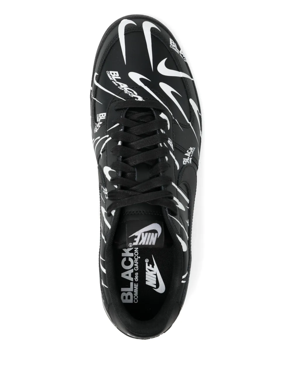 Black Comme Des Garçons x Nike Field General '82 low-top sneakers Zwart