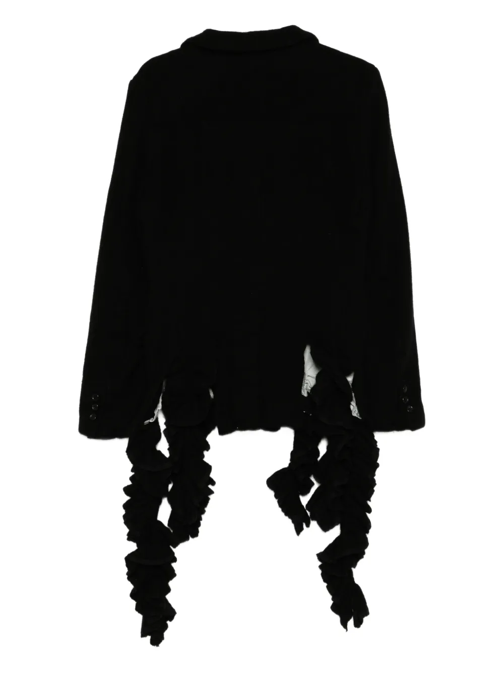 Black Comme Des Garçons blazer con cuello de pico | Blazers | Image 2