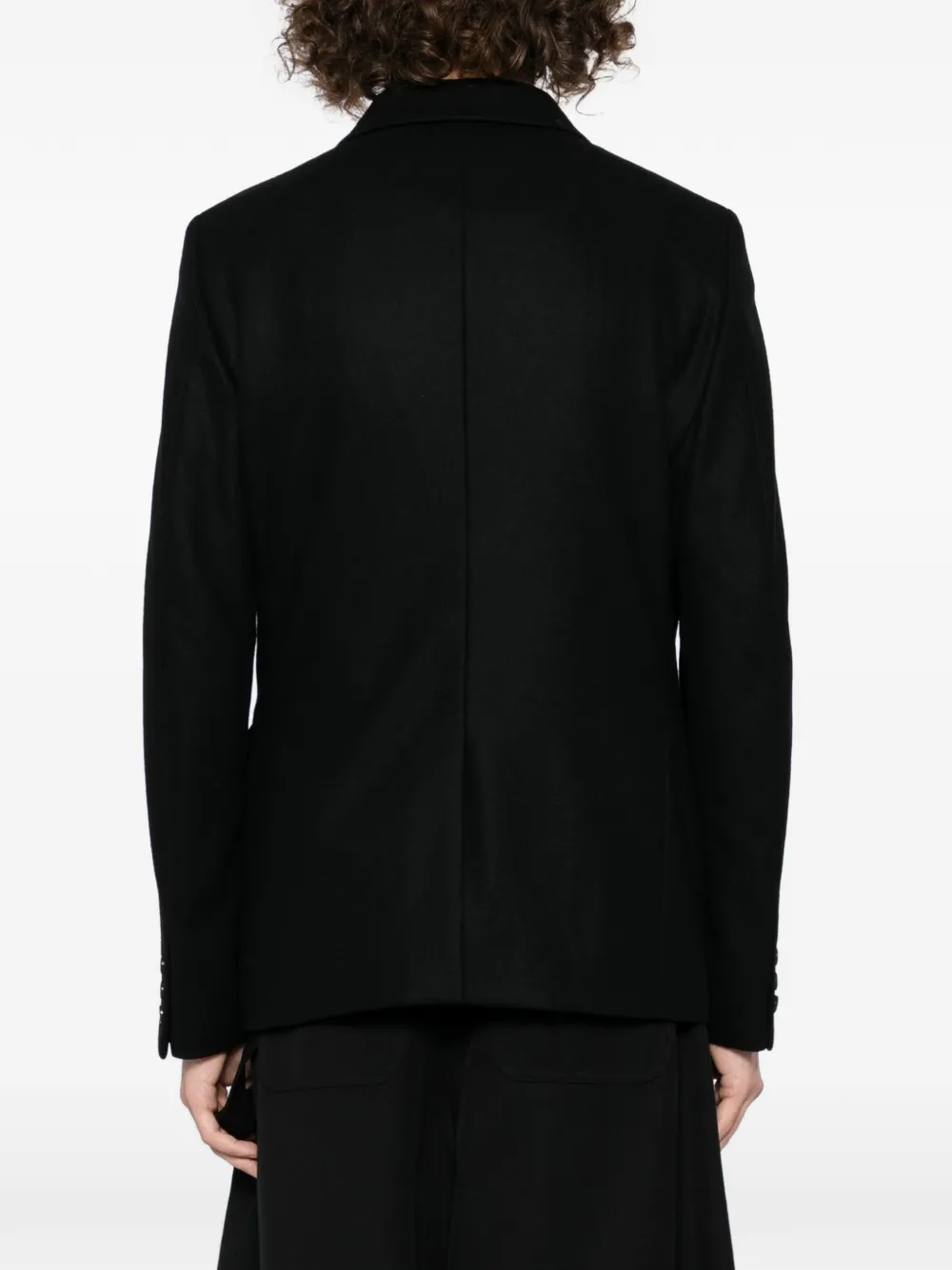 Black Comme Des Garçons Blazer met uitgesneden details Zwart