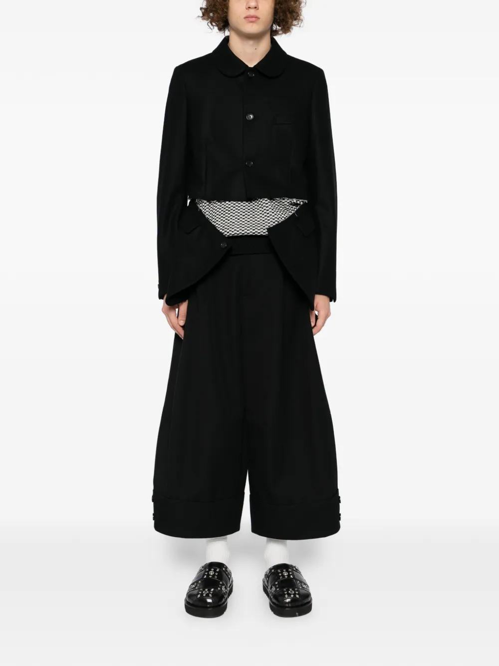 Black Comme Des Garçons blazer con aberturas | Blazers | Image 2