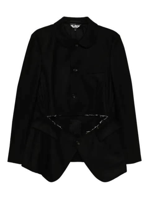 Black Comme Des Garçons cut-out blazer