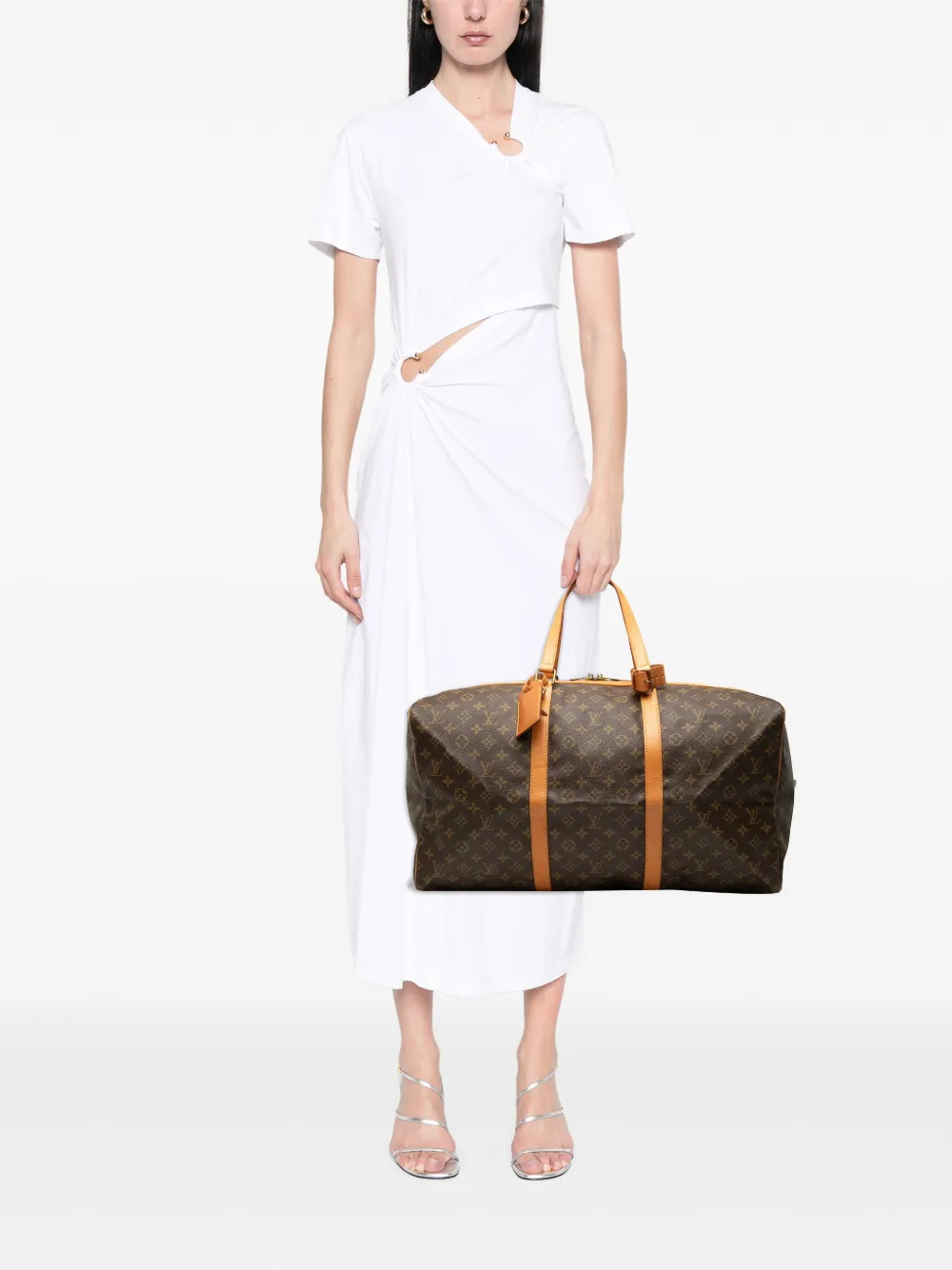 Louis Vuitton Pre-Owned 1990-2020 Monogram Sac Souple 55 travel bag | Pre-Owned | Image 2