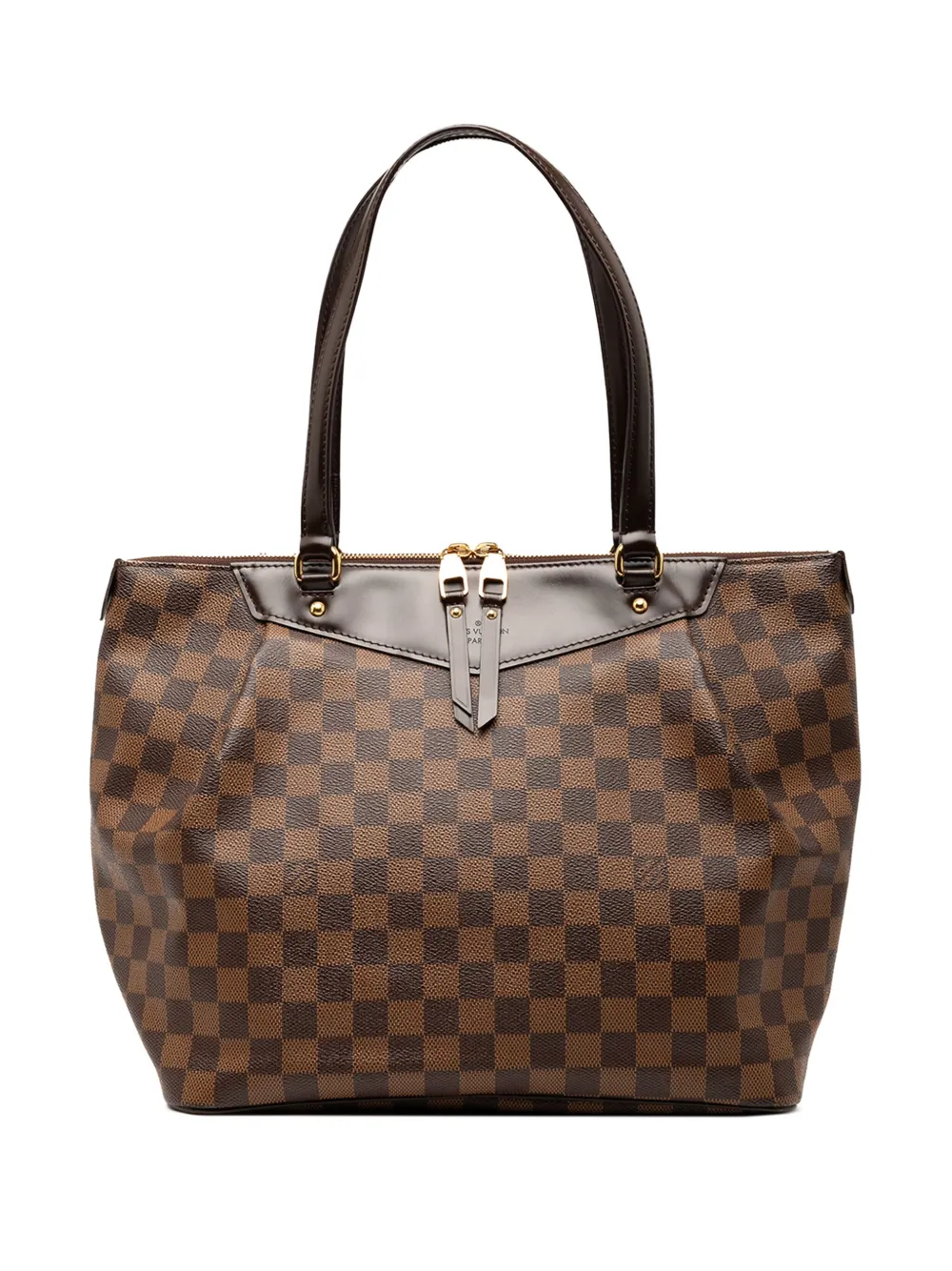 Louis Vuitton Pre-Owned 2011 ダミエ エベヌ ウエストミンスター GM ショルダーバッグ - ブラウン Louis Vuitton Pre-Owned 2011 ダミエ エベヌ ウエストミンスター GM ショルダーバッグ - ブラウン