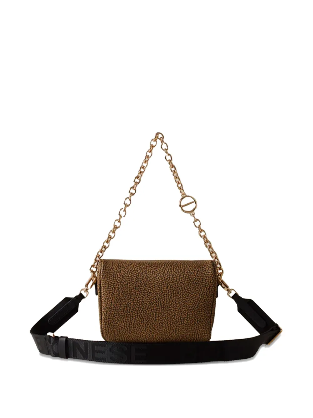 Borbonese chain strap belt bag - Bruin