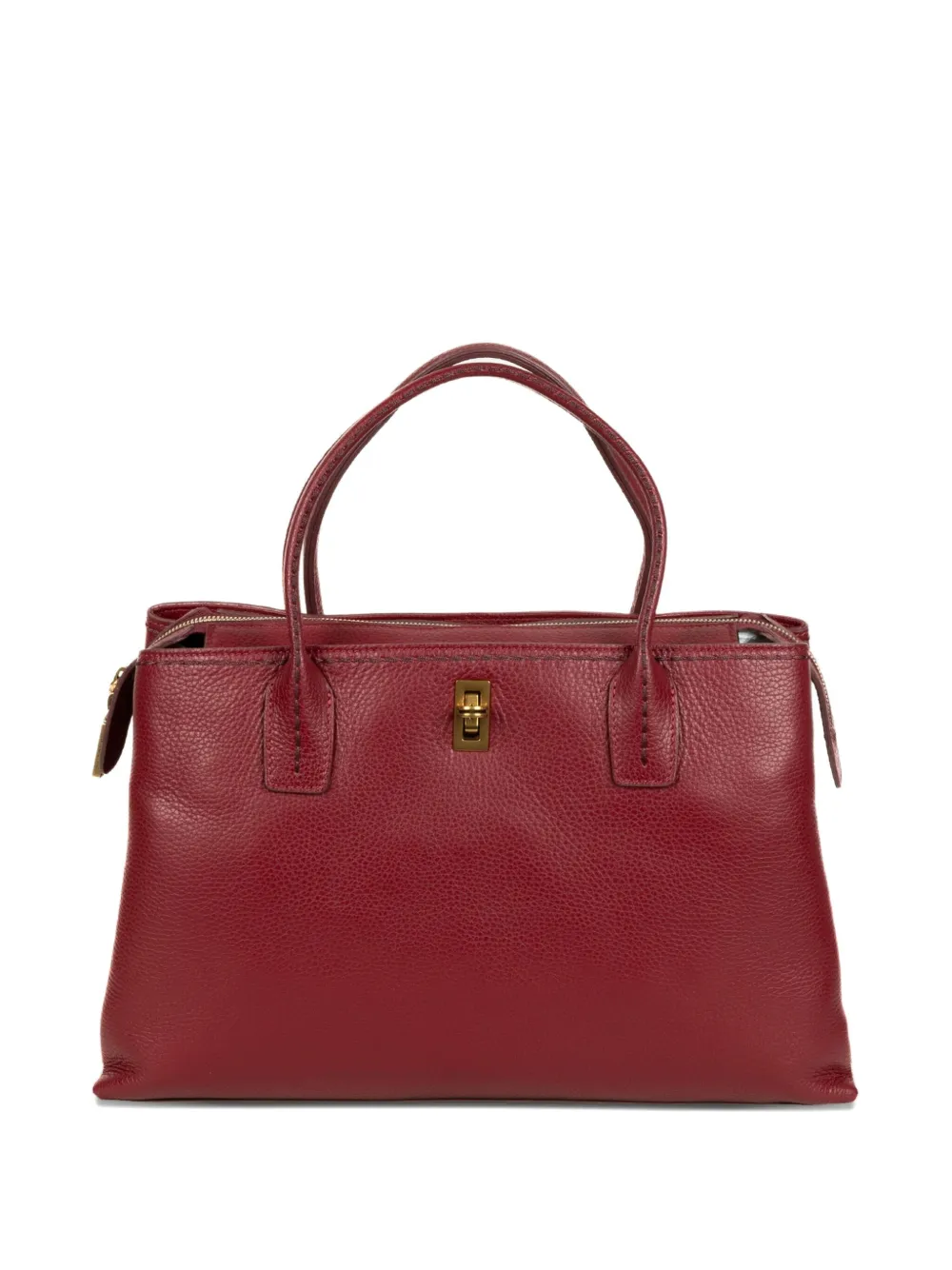 VISONA` Penelope padlock tote bag - Rood
