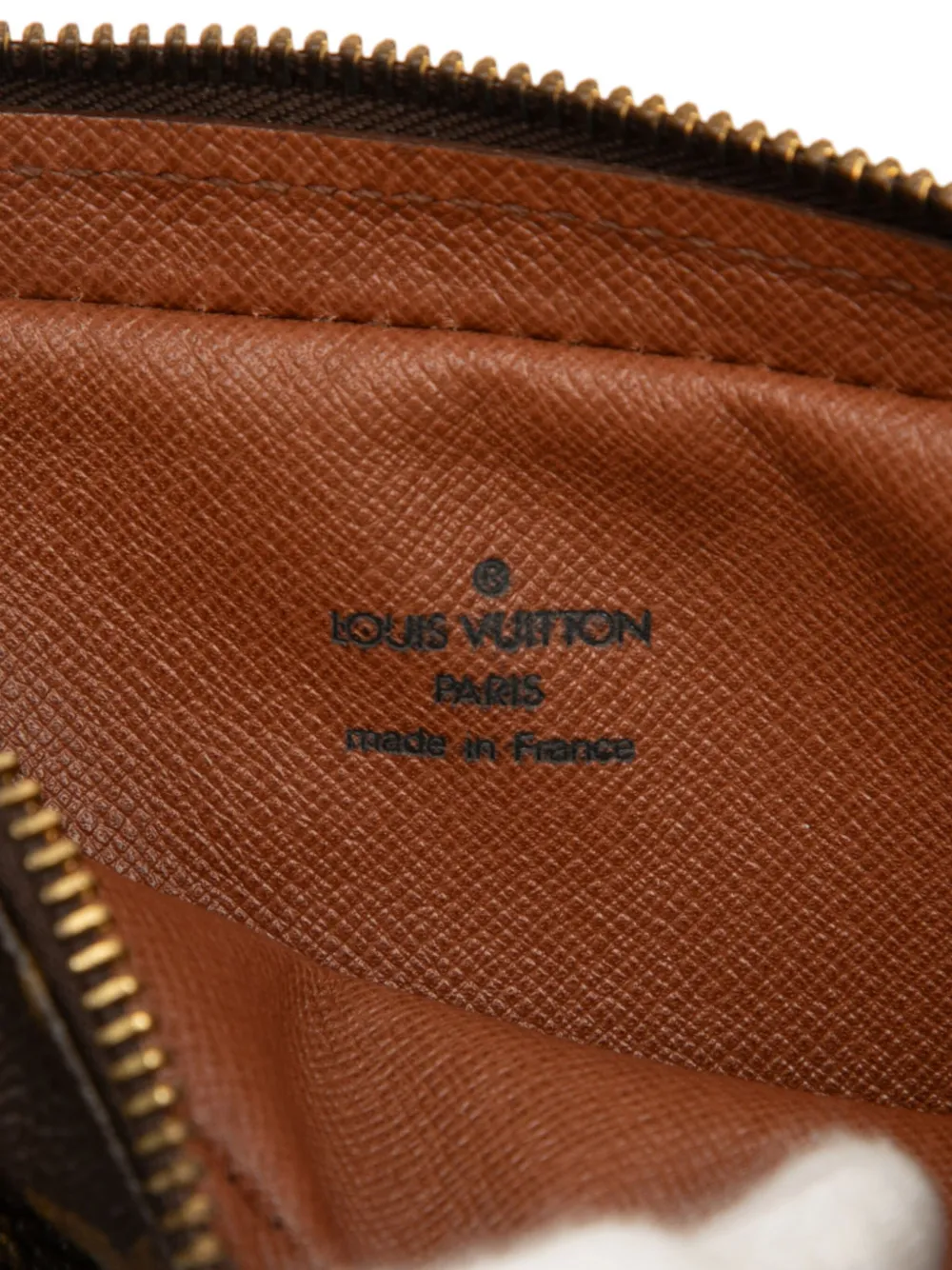 Pre-owned Louis Vuitton 1995 Monogram Marly Dragonne Pm Clutch Bag In Brown