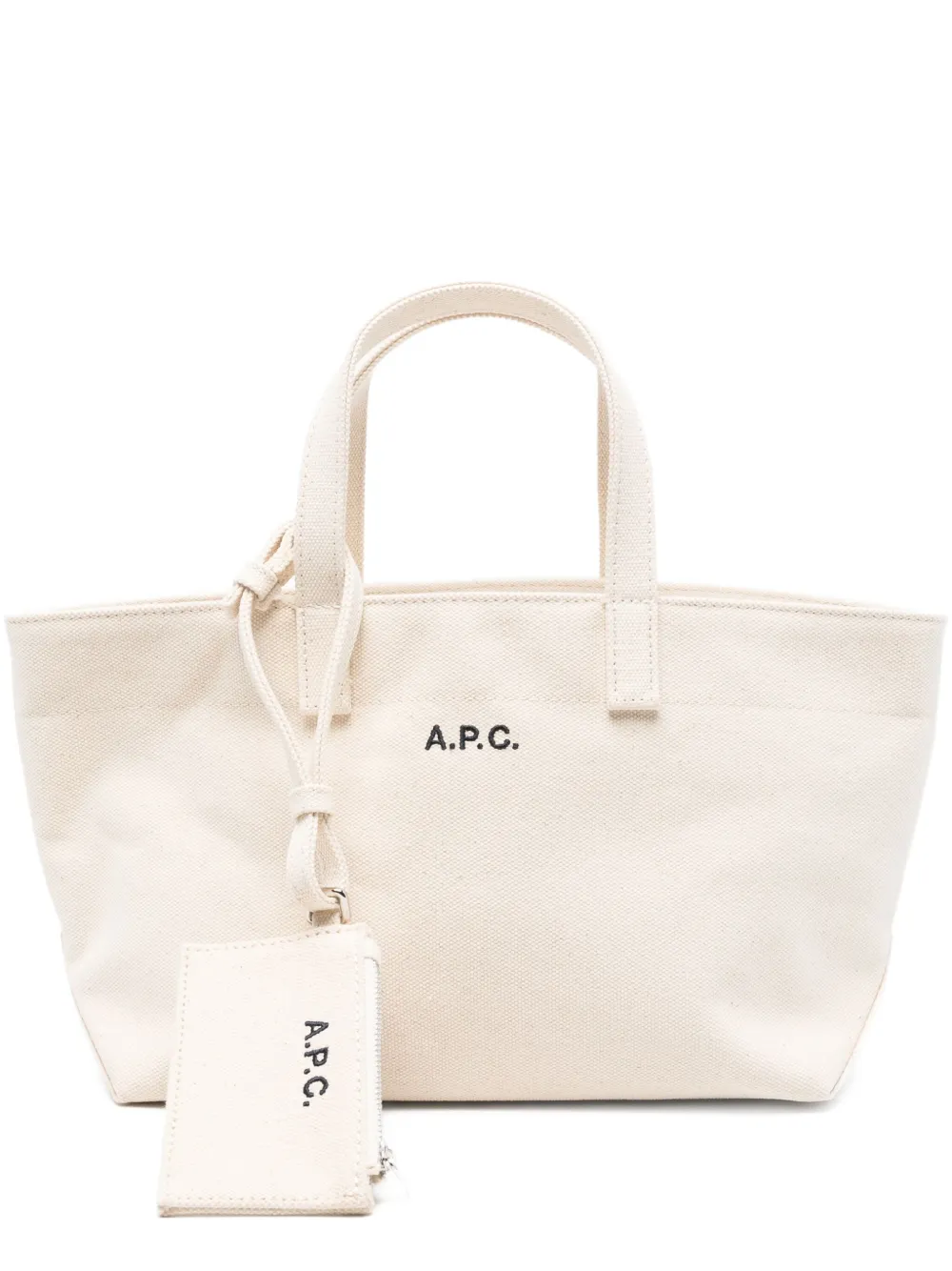 A.P.C. small Le Drummer Toile tote bag - ニュートラル A.P.C. small Le Drummer Toile tote bag - ニュートラル
