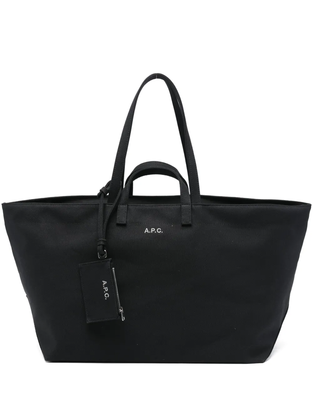 A.P.C. Le Drummer Toile tote bag - ブラック
