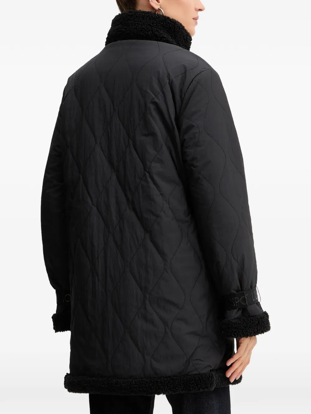  Liu Jo Reversible Quilted Jacket - Black 
