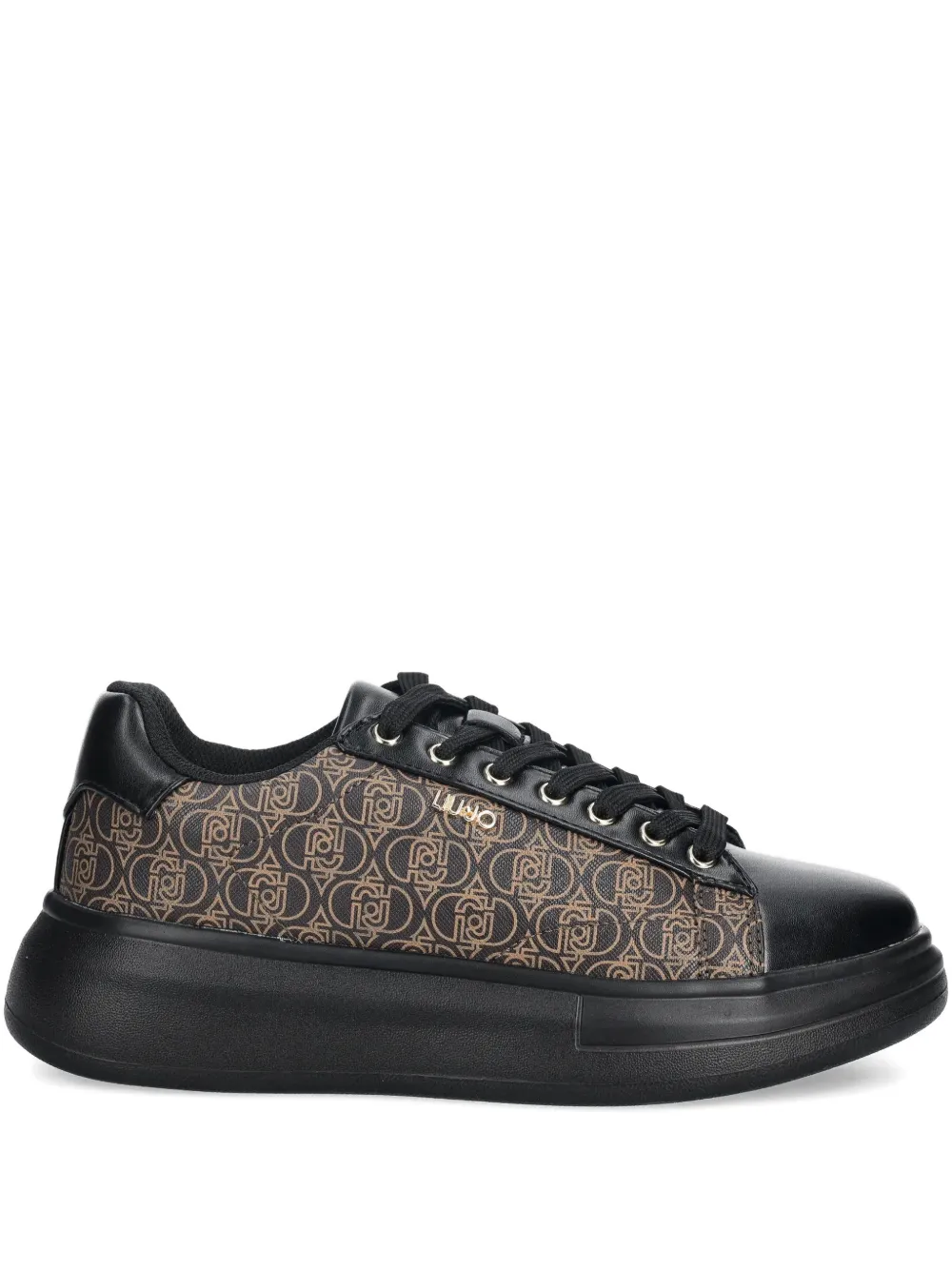 LIU JO logo-print sneakers - Nero