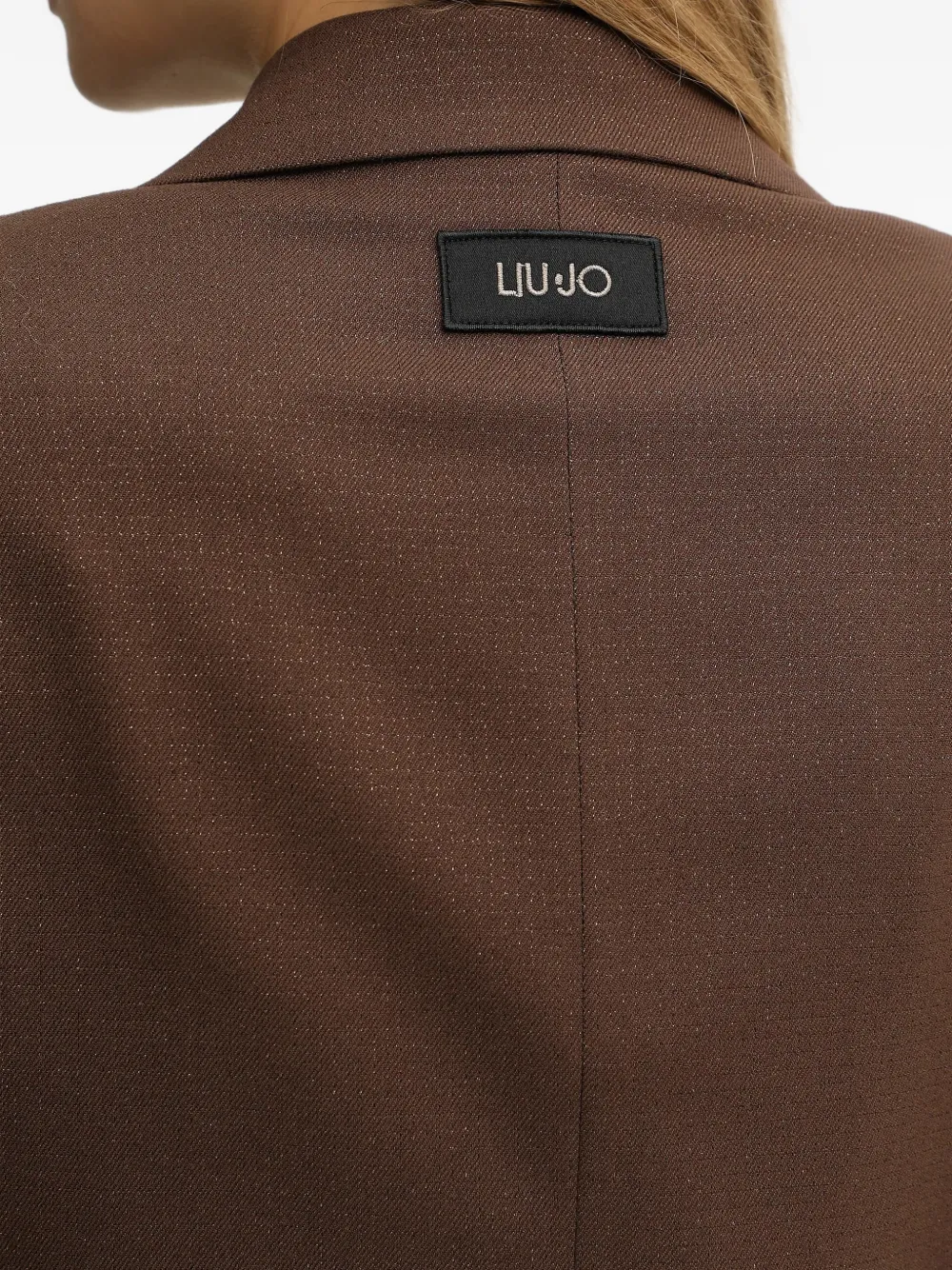LIU JO Blazer met enkele rij knopen Bruin
