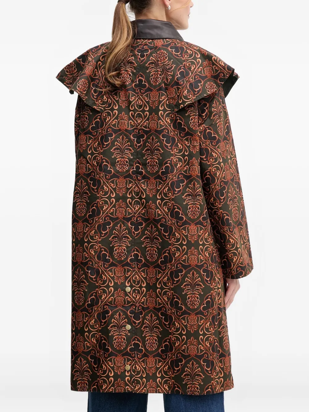 Barbour x FARM Rio Luana jas - Bruin