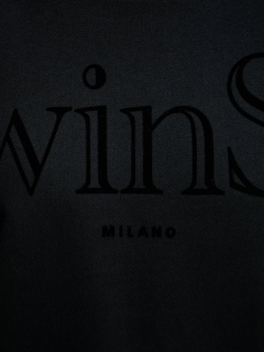 Twinset Crew-neck Sweatshirt In Black